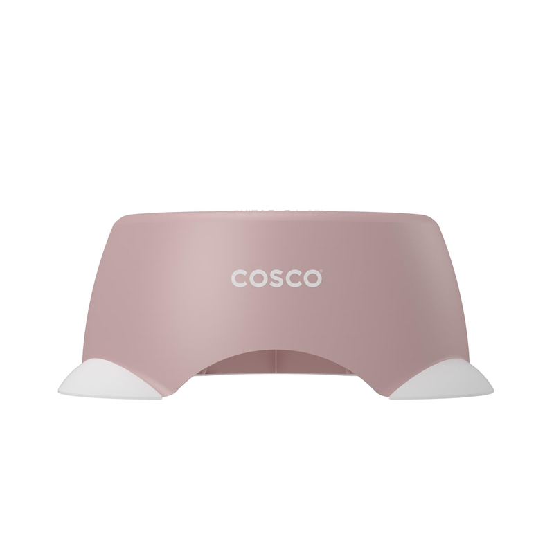 COSCO Kids One-Step Step Stool Tall 150 lb. Capacity in Pink (2-Pack)
