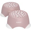 COSCO Kids One-Step Step Stool Tall 150 lb. Capacity in Pink (2-Pack)