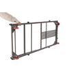 ZOWN Commercial Rectangular Folding Table Trolley Cart in Gray