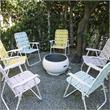 Novogratz Poolside Gossip Collection Priscilla Folding Chairs Yellow (2-Pack)