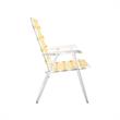 Novogratz Poolside Gossip Collection Priscilla Folding Chairs Yellow (2-Pack)