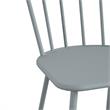 Novogratz Poolside Gossip Heidi 3-Piece Indoor/Outdoor Bistro Set in Light Gray