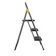COSCO 3-Step Folding Steel Step Stool ANSI Type 1A Commercial in Grey/Orange