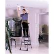 COSCO 3-Step Folding Steel Step Stool ANSI Type 1A Commercial in Grey/Orange