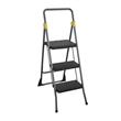 COSCO 3-Step Folding Steel Step Stool ANSI Type 1A Commercial in Grey/Orange