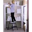 2 Step Folding Step Stool in Gray