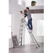 COSCO 18 foot Reach Height Aluminum Multi-Position Ladder 300 lb. Load Capacity