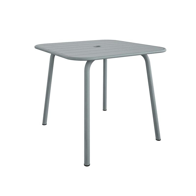 Novogratz Poolside Gossip Collection June Outdoor/Indoor Dining Table in Grey