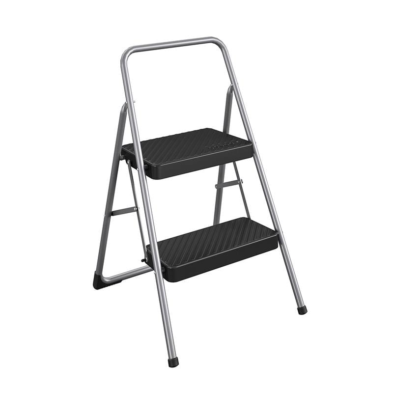 COSCO 2-Step Household Folding Step Stool ANSI Type 3 in Platinum