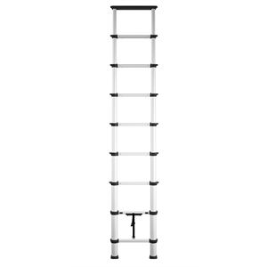 COSCO SmartClose 8.5-ft Telescopic Ladder with Ergonomic Grips and Top Cap