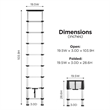 COSCO SmartClose 8.5-ft Telescopic Ladder with Ergonomic Grips and Top Cap