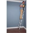 COSCO SmartClose 8.5-ft Telescopic Ladder with Ergonomic Grips and Top Cap
