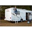 COSCO SmartClose 16-ft Telescoping Ladder with Ergonomic Grips and Top Cap