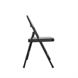 COSCO SmartFold All-Steel Folding Chair in Black (4-Pack)