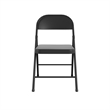 COSCO SmartFold All-Steel Folding Chair in Black (4-Pack)