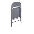COSCO SmartFold All-Steel Folding Chair in Grey (4-Pack)