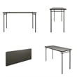 Cosco Vinyl Folding Table in Black