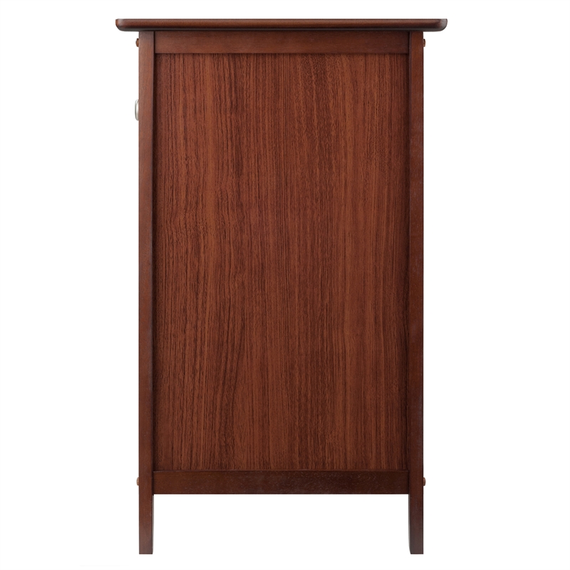 Set of 2 Nightstand in Antique Walnut