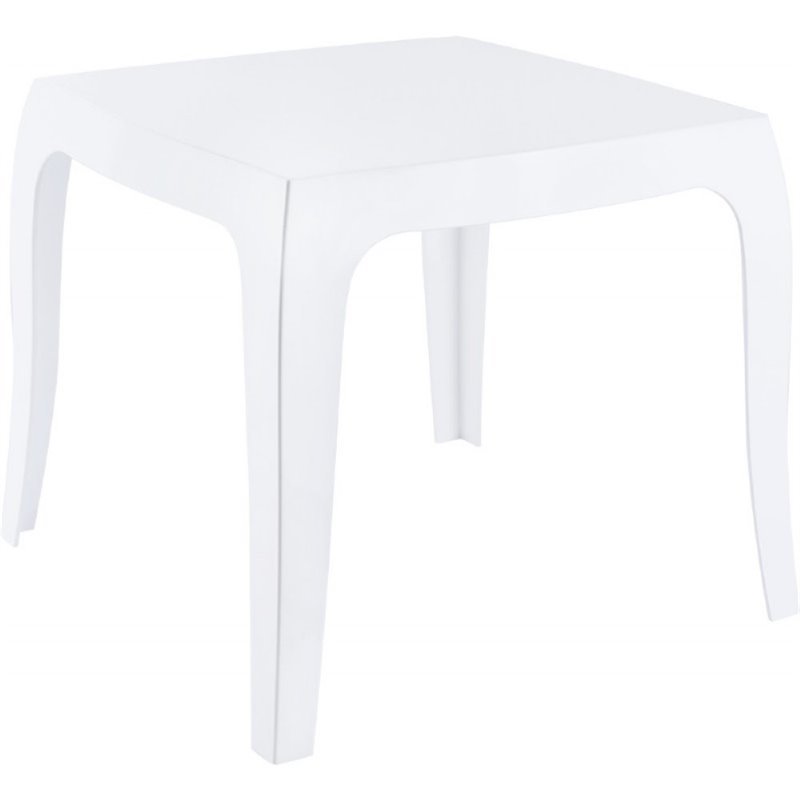 5 Piece Patio Dining Set with Dining Table and Set of 4 Dining Chairs in White