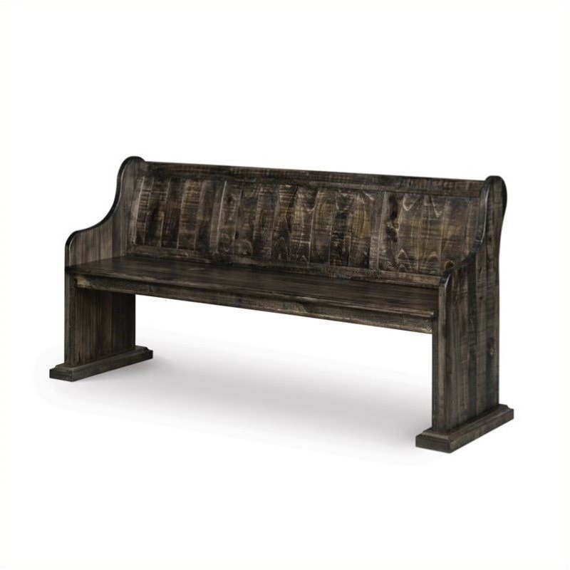 Home Square 4 Piece Traditional Dining Set in Peppercorn