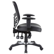 Home Square 2 Piece Office Set with Distressed Rustic Desk and Office Chair