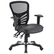 Home Square 2 Piece Office Set with Distressed Rustic Desk and Office Chair