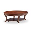 2 Piece Transitional Coffee and End Table Set in Cherry