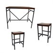 Set of 3 Bar Table and Stool