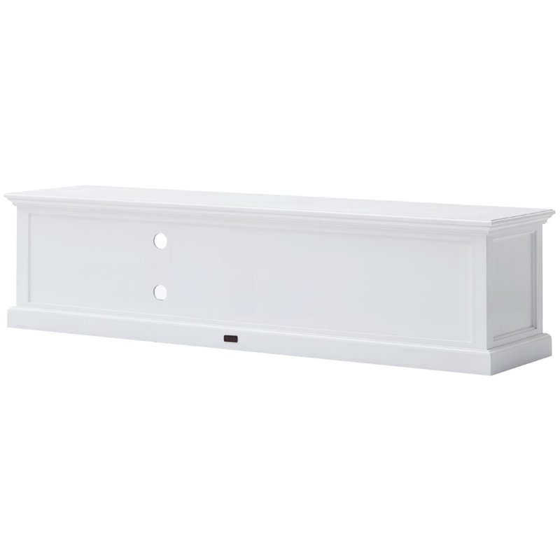 2 Piece Large Entertainment Unit and Bookcase in White