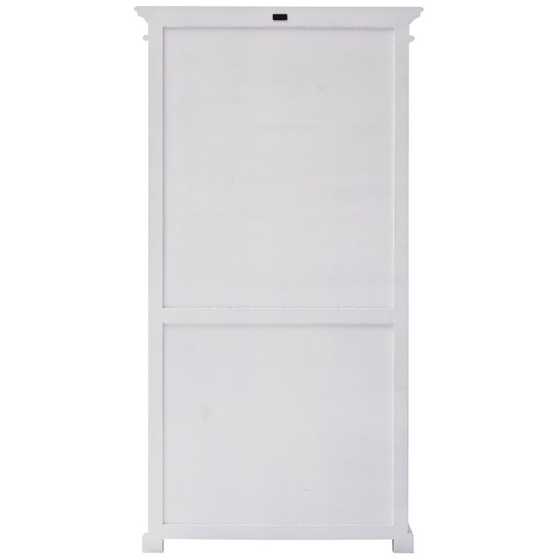 2 Piece Large Entertainment Unit and Bookcase in White