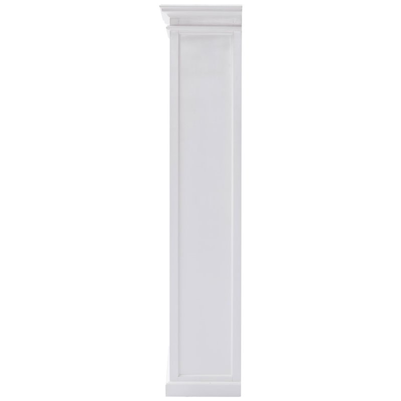 2 Piece Large Entertainment Unit and Bookcase in White