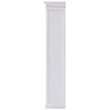 2 Piece Large Entertainment Unit and Bookcase in White