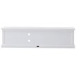 2 Piece Large Entertainment Unit and Bookcase in White