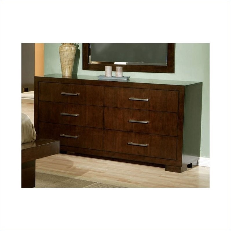 2 Piece Chest and Drawer Set in Dark Cappuccino