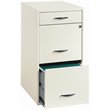 Value Pack (Set of 2) 3 Drawer Steel File Cabinet in White