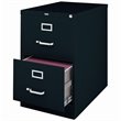 (Value Pack) 2 Drawer File Cabinet and 4 Drawer File Cabinet in Black