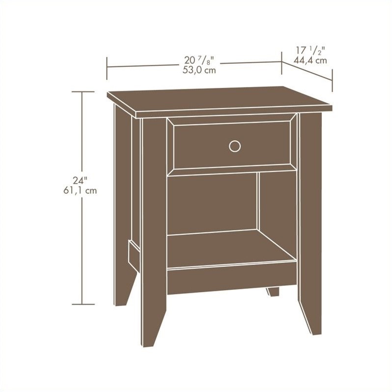 3 Piece Bedroom Set with Dresser and 2 Nightstands in Oiled Oak
