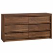 Home Square 2 Piece 6-Drawers Bedroom Dresser Set in Grand Walnut