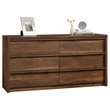 Home Square 2 Piece 6-Drawers Bedroom Dresser Set in Grand Walnut