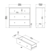 4 Piece Bedroom Set in Jackson Hickory