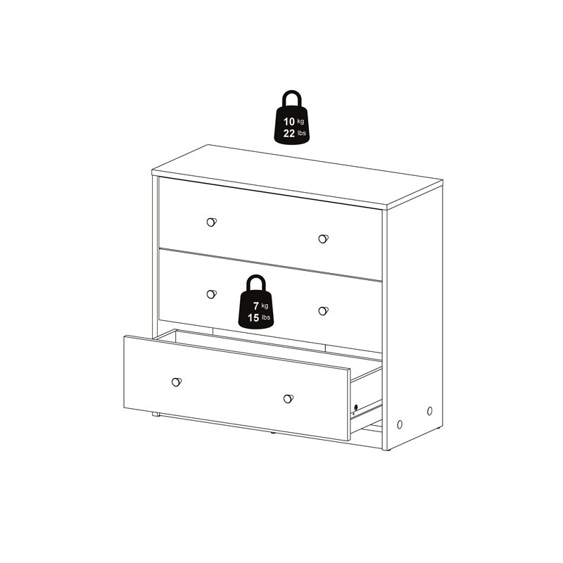 4 Piece Bedroom Set in Jackson Hickory