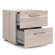 Home Square 8 Drawer Dresser and 2 Drawer Nightstand 2 Pc Set in Truffle