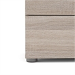 Home Square 8 Drawer Dresser and 2 Drawer Nightstand 2 Pc Set in Truffle