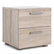 Home Square 8 Drawer Dresser and 2 Drawer Nightstand 3 Pc Set in Truffle