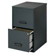 Value Pack (Set of 5) 2 Drawer Letter File Cabinet in Black
