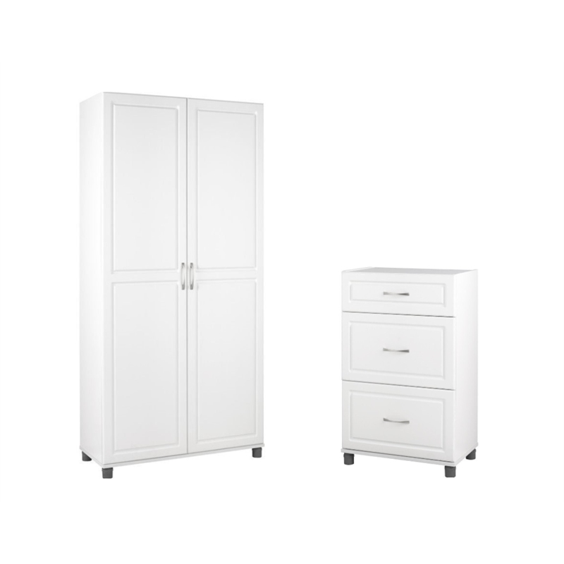 Home Square 2 Piece Storage Set with 36