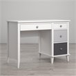 Home Square 2 Piece Kids Bedroom Set with Desk and 3 Drawer Changing Table