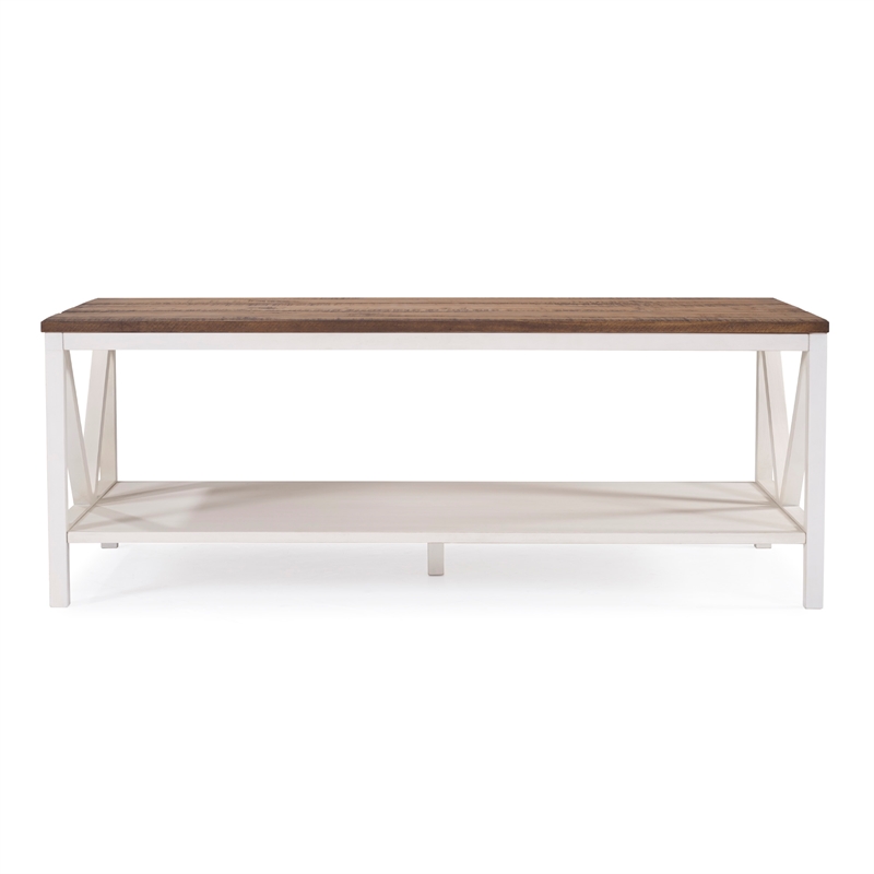 Home Square 3 Piece Living Room Set with End Table Coffee Table and Console