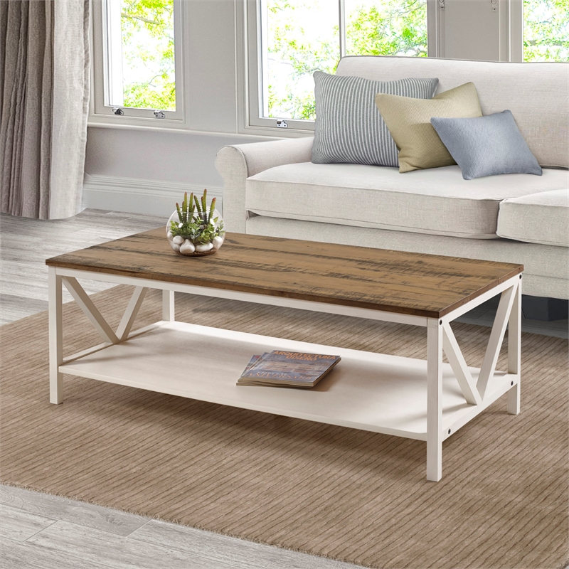 Home Square 3 Piece Living Room Set with End Table Coffee Table and Console