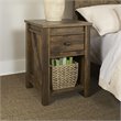 Home Square 2 Piece Bedroom Set with 2 Nightstands in Rustic Finish